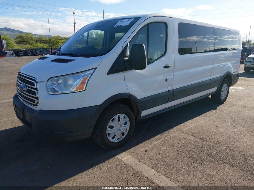 Vin: 1fbzx2zm3gka92549, lot: 45298800, ford transit-350 xlt 20162