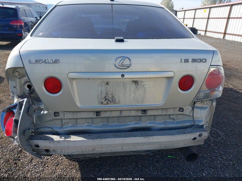 2001 Lexus Is 300 VIN: JTHBD182410017778 Lot: 44801560