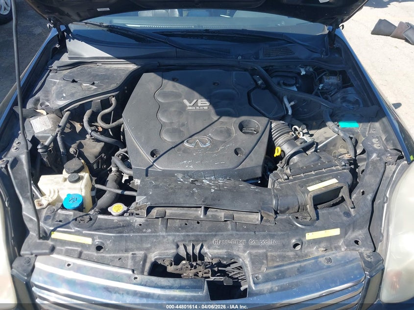 2003 Infiniti G35 Base W/6 Speed Manual VIN: JNKCV51E43M005882 Lot: 44801614