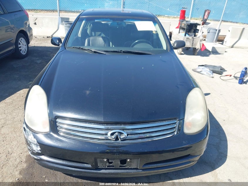 2003 Infiniti G35 Base W/6 Speed Manual VIN: JNKCV51E43M005882 Lot: 44801614