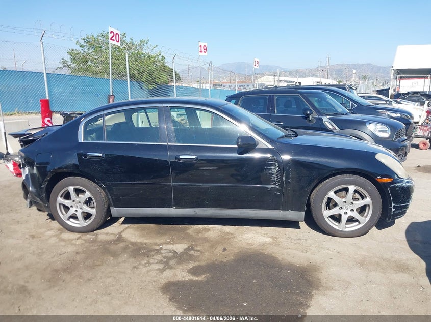 2003 Infiniti G35 Base W/6 Speed Manual VIN: JNKCV51E43M005882 Lot: 44801614