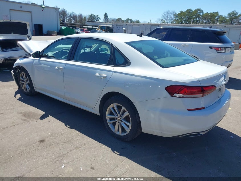 2020 Volkswagen Passat 2.0 2.0T S white Lot 111044801806 Vin 1VWAA7A30LC003029