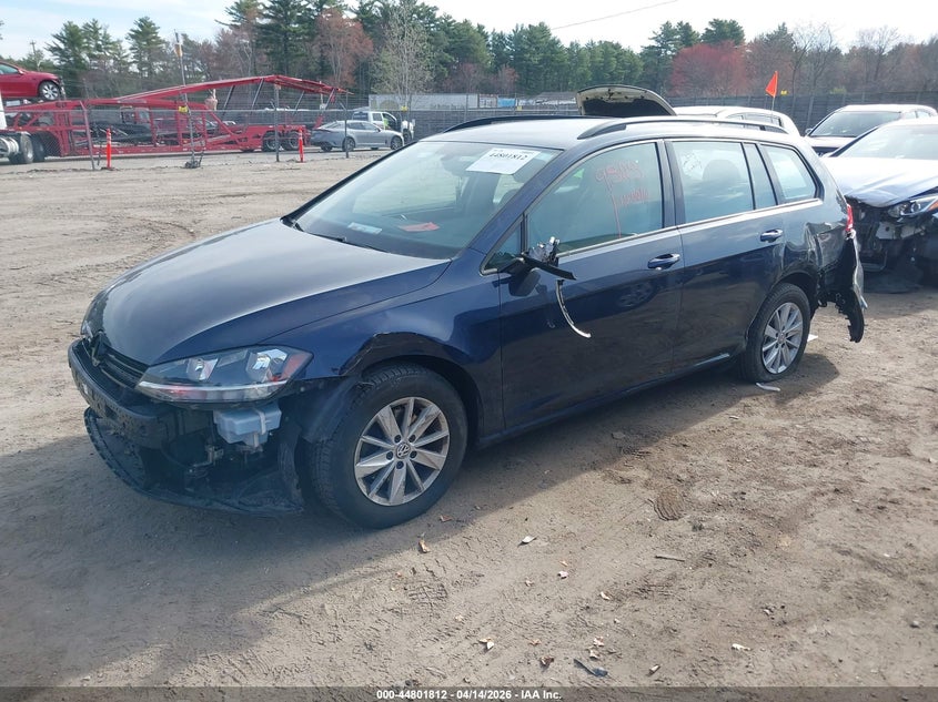 2018 Volkswagen Golf Sportwagen Tsi S/Tsi Se 3VWD17AU7JM756008 photo 1