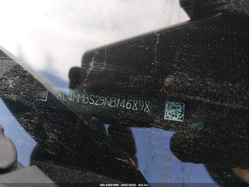 2022 Buick Encore Gx Fwd Preferred VIN: KL4MMBS25NB146898 Lot: 44801999