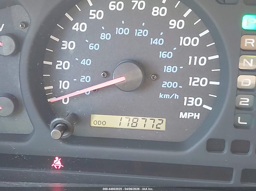 2001 Toyota Land Cruiser VIN: JTEHT05J812002088 Lot: 44802025