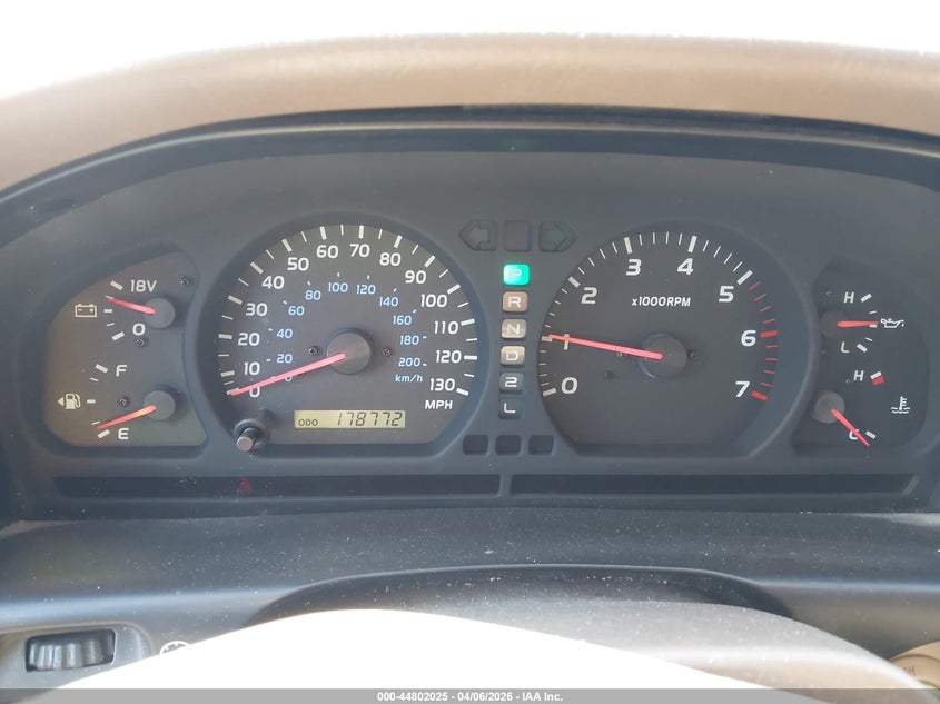 2001 Toyota Land Cruiser VIN: JTEHT05J812002088 Lot: 44802025