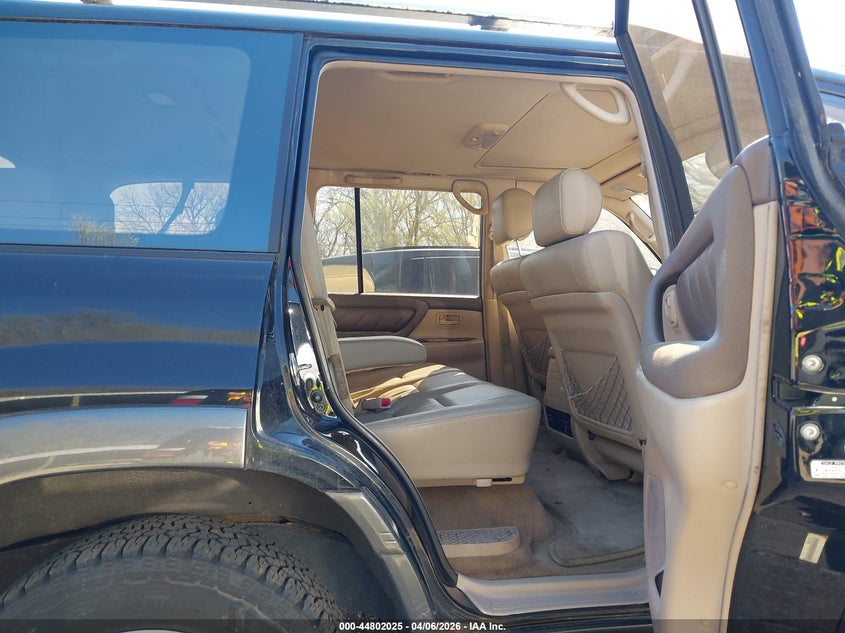 2001 Toyota Land Cruiser VIN: JTEHT05J812002088 Lot: 44802025