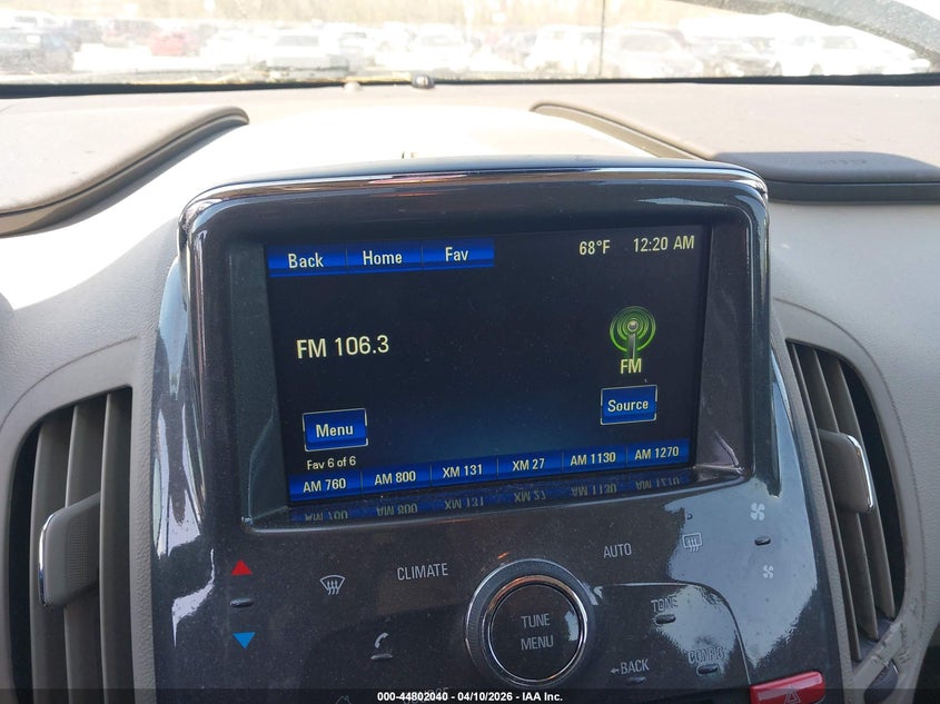 2013 Chevrolet Volt VIN: 1G1RA6E45DU133623 Lot: 44802040