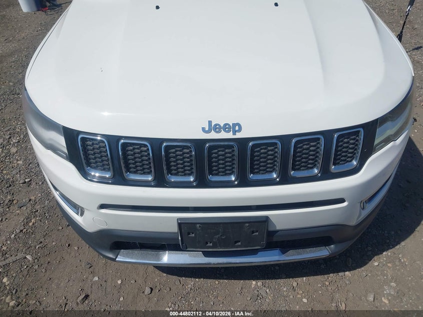 2019 Jeep Compass 2.4 Limited 4X4 white Lot 111044802112 Vin 3C4NJDCB9KT735458