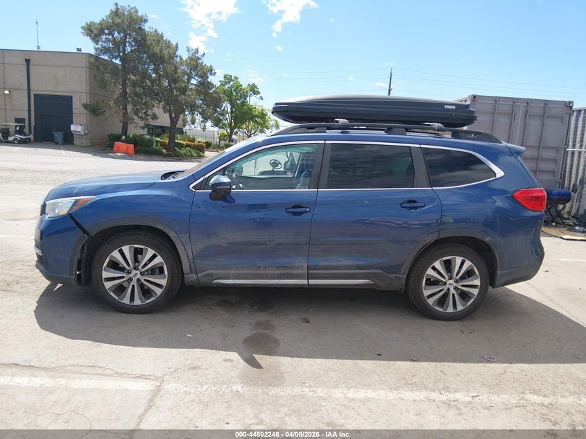 2021 Subaru Ascent 2.4 Limited blue Lot 111044802248 Vin 4S4WMAMD3M3436374