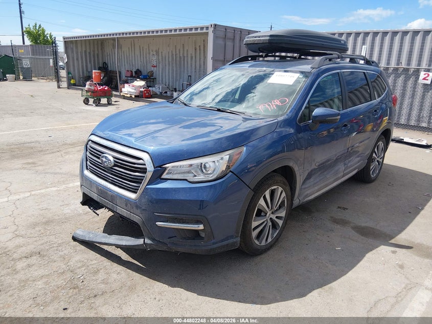 2021 Subaru Ascent 2.4 Limited blue Lot 111044802248 Vin 4S4WMAMD3M3436374