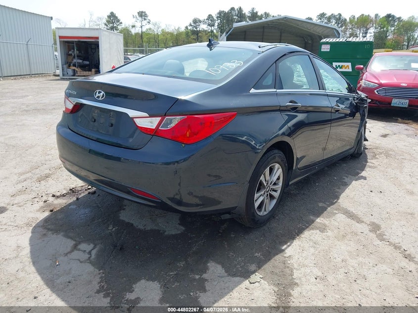 2012 Hyundai Sonata 2.4 Gls blue Lot 111044802267 Vin 5NPEB4AC5CH394036
