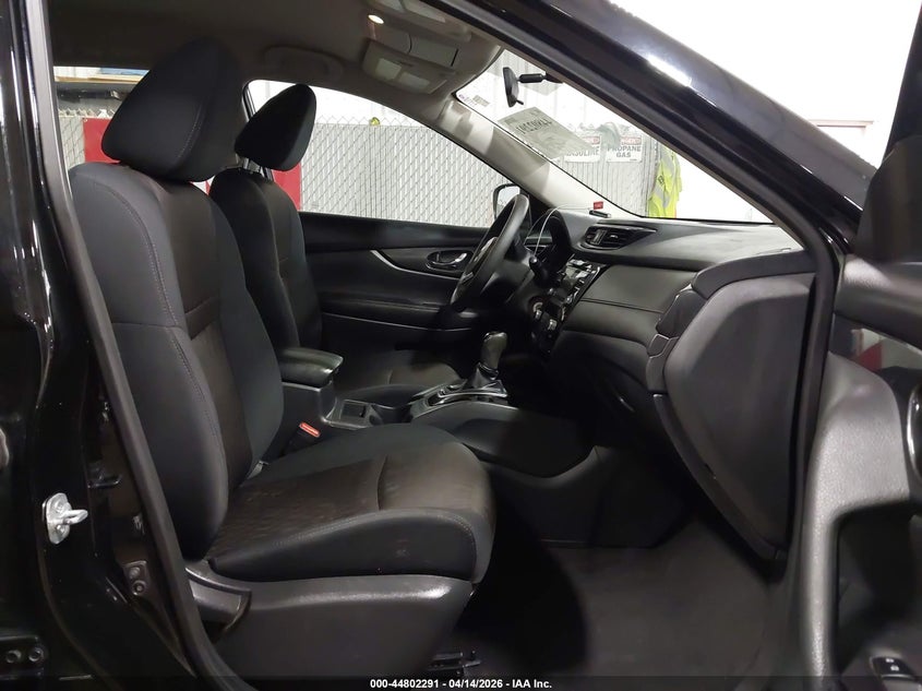 2017 Nissan Rogue 2.5 S black Lot 111044802291 Vin 5N1AT2MV2HC824990