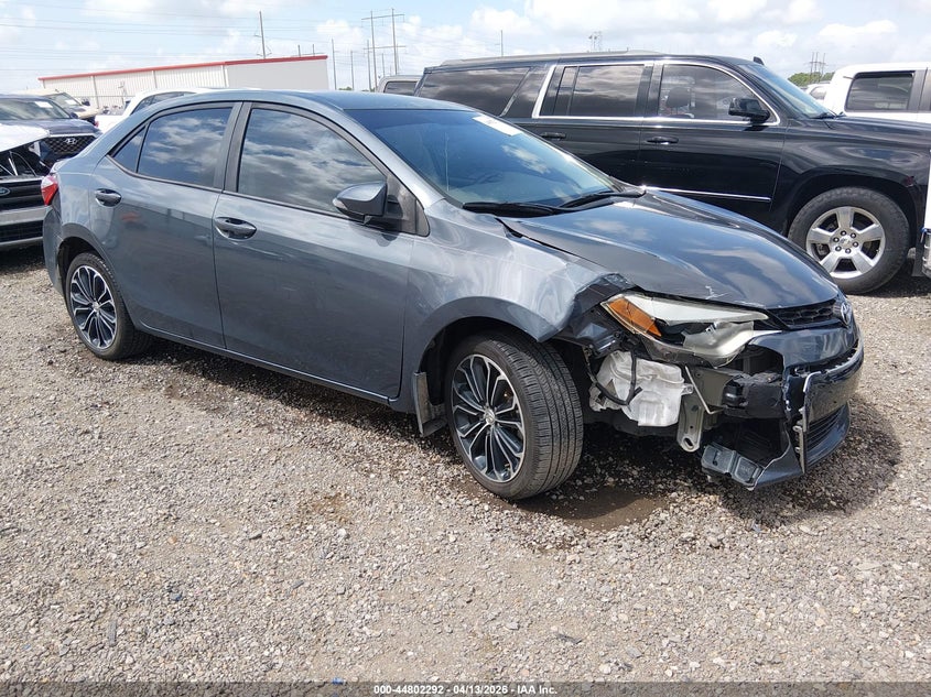 2015 Toyota Corolla 1.8 S Plus grey Lot 111044802292 Vin 5YFBURHE4FP292901