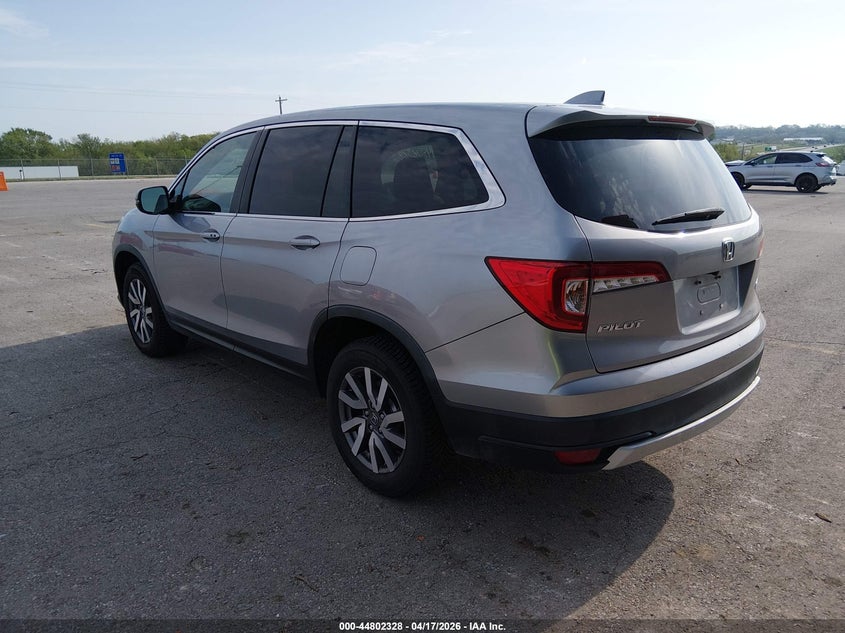 2019 Honda Pilot 3.5 Ex-L silver Lot 111044802328 Vin 5FNYF6H57KB089736
