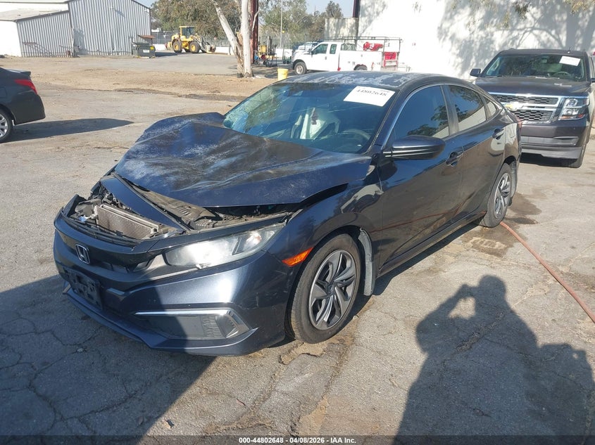 2019 Honda Civic Lx 2HGFC2F62KH549000 photo 1