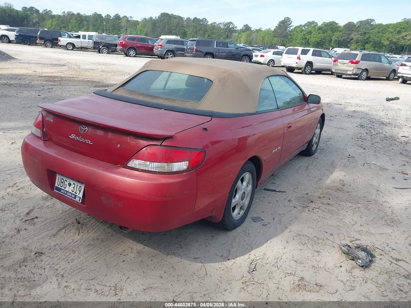 2001 Toyota Camry Solara Sle V6