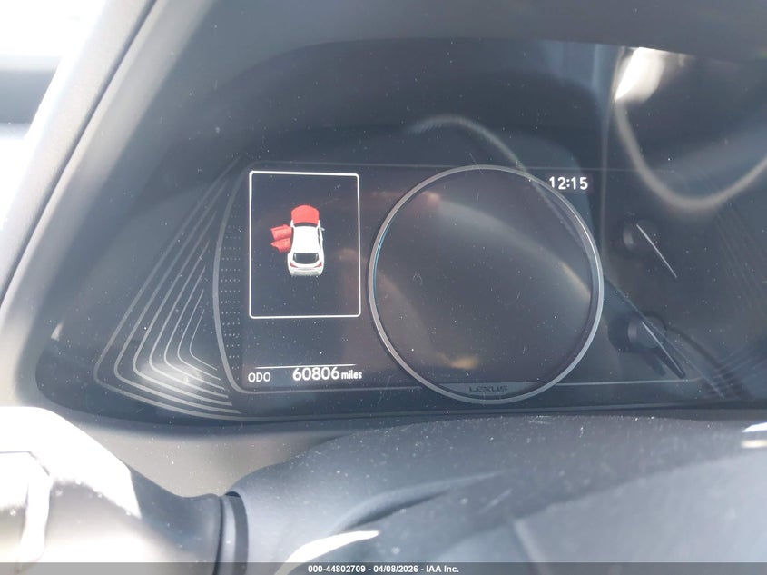 2019 Lexus Ux 250H VIN: JTHU9JBH9K2016512 Lot: 44802709