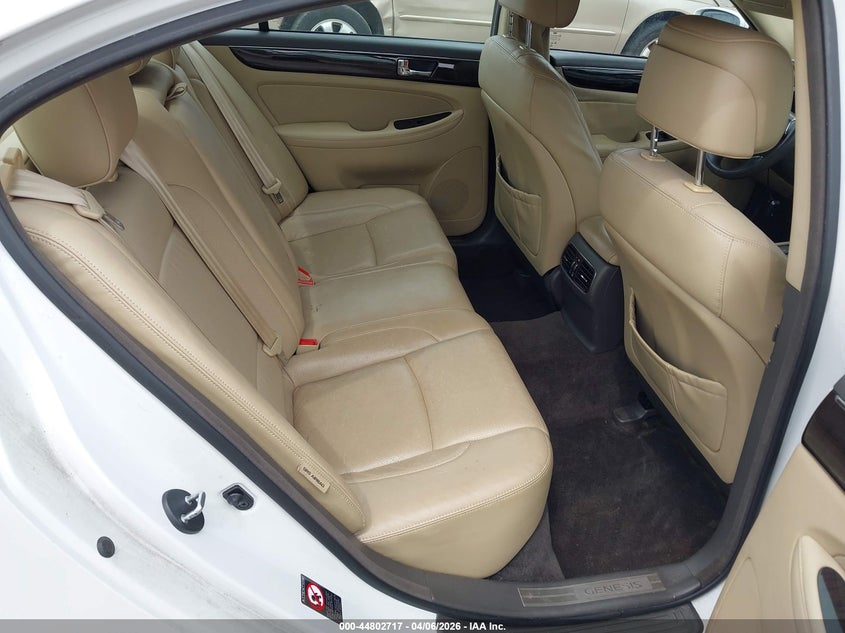 2011 Hyundai Genesis 3.8 VIN: KMHGC4DE3BU114729 Lot: 44802717