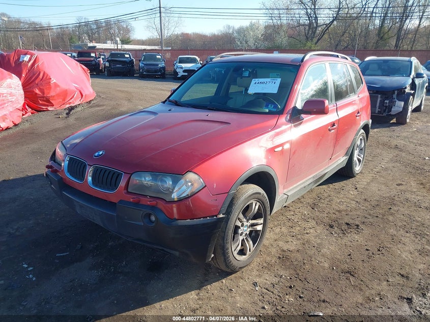 2005 BMW X3 3.0I VIN: WBXPA93405WD12375 Lot: 44802771