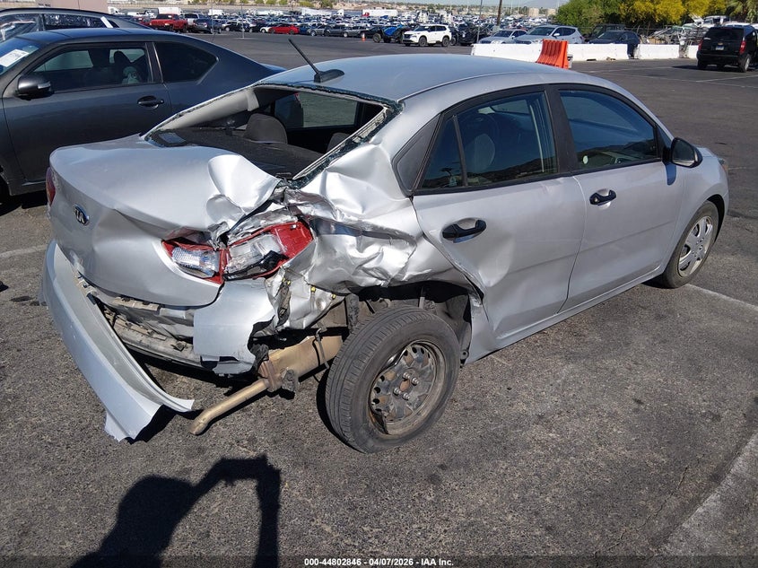 Vin: 3kpa24abxje044568, lot: 45300114, kia rio lx 20184
