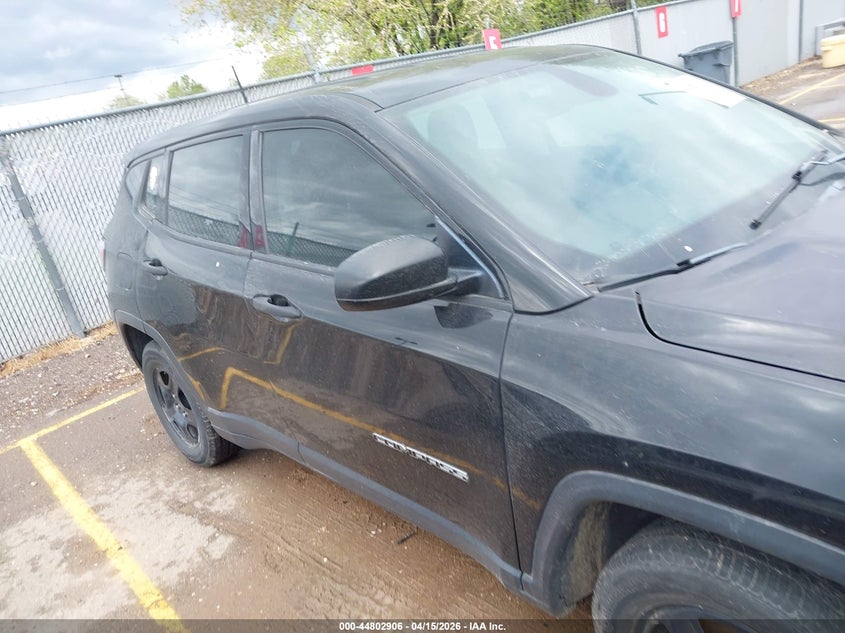 2018 Jeep Compass Sport Fwd VIN: 3C4NJCABXJT468987 Lot: 44802906