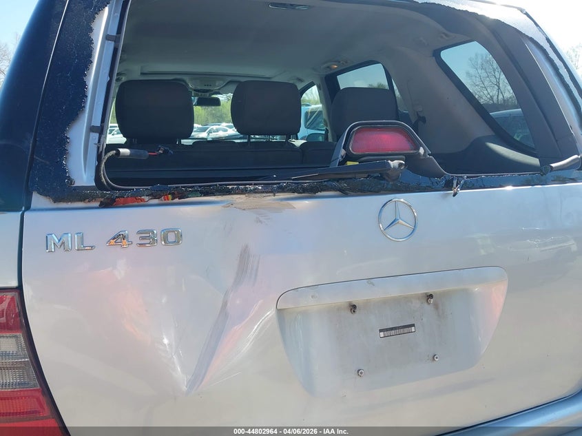 2001 Mercedes-Benz Ml 430 VIN: 4JGAB72E01A258249 Lot: 44802964