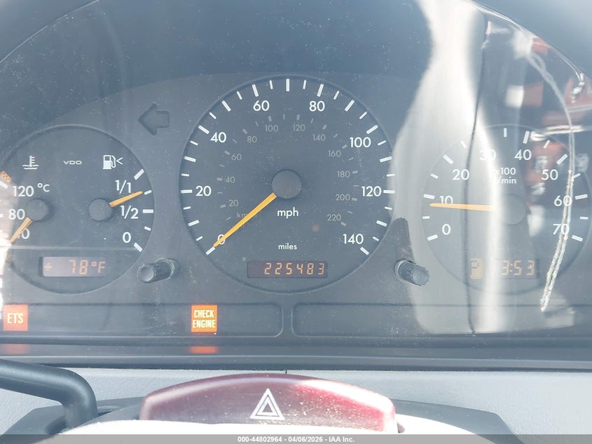 2001 Mercedes-Benz Ml 430 VIN: 4JGAB72E01A258249 Lot: 44802964