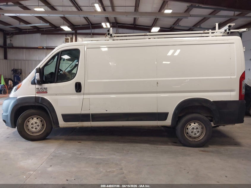 2019 Ram Promaster 1500 Low Roof 136 Wb VIN: 3C6TRVAG2KE531939 Lot: 44803186