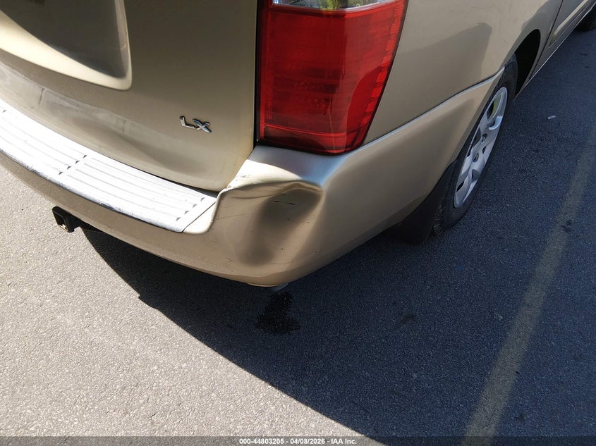 2007 Kia Sedona Lx VIN: KNDMB233176148436 Lot: 44803205