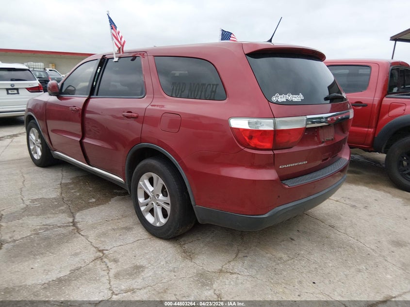 Vin: 1c4rdhag0dc667693, lot: 45300532, dodge durango sxt 20133
