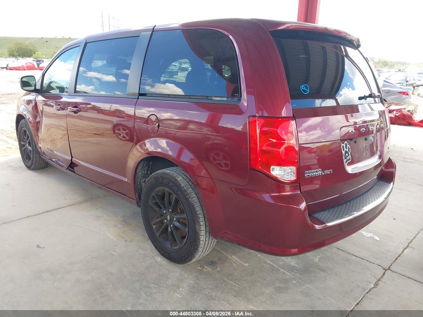 2019 Dodge Caravan 3.6 Grand Gt red Lot 111044803308 Vin 2C4RDGEG8KR696741