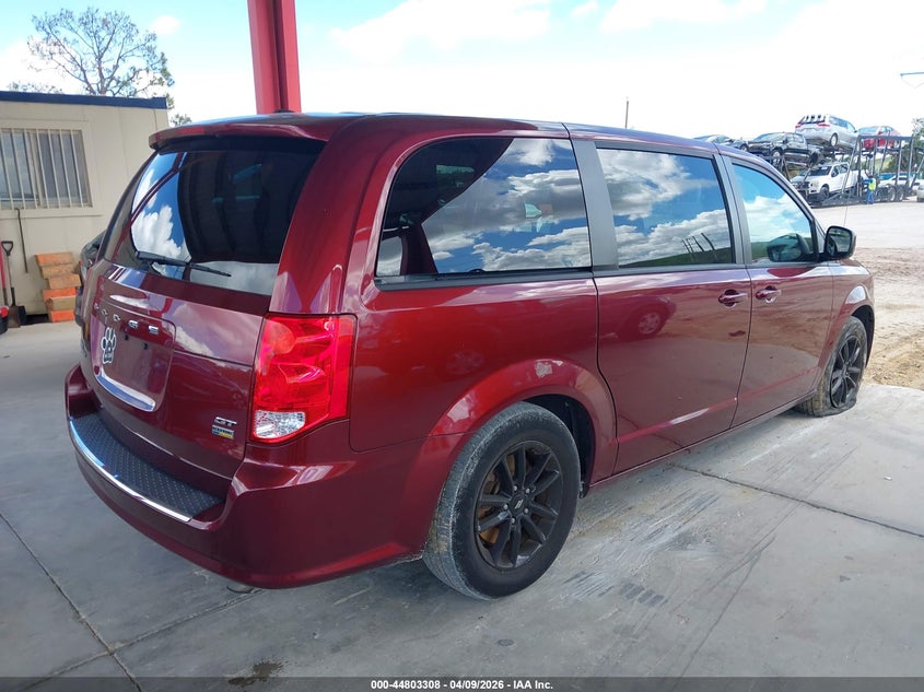 2019 Dodge Caravan 3.6 Grand Gt red Lot 111044803308 Vin 2C4RDGEG8KR696741
