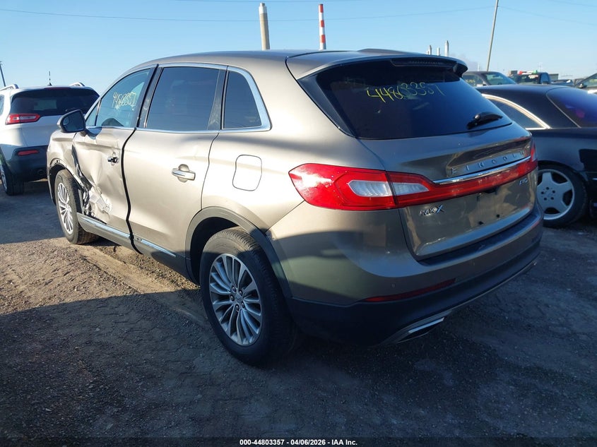 2016 Lincoln Mkx Select