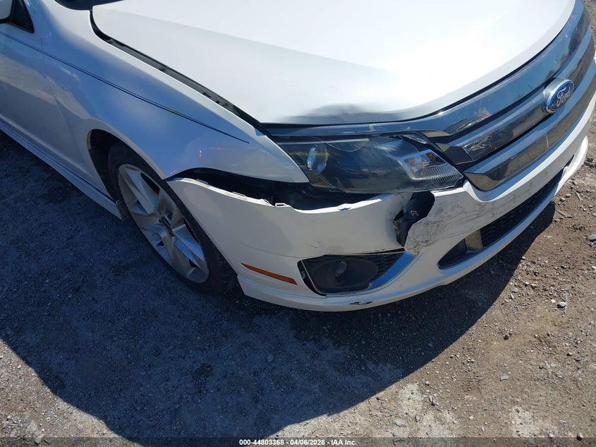 2012 Ford Fusion 3.5 Sport white Lot 111044803368 Vin 3FAHP0KC4CR236358
