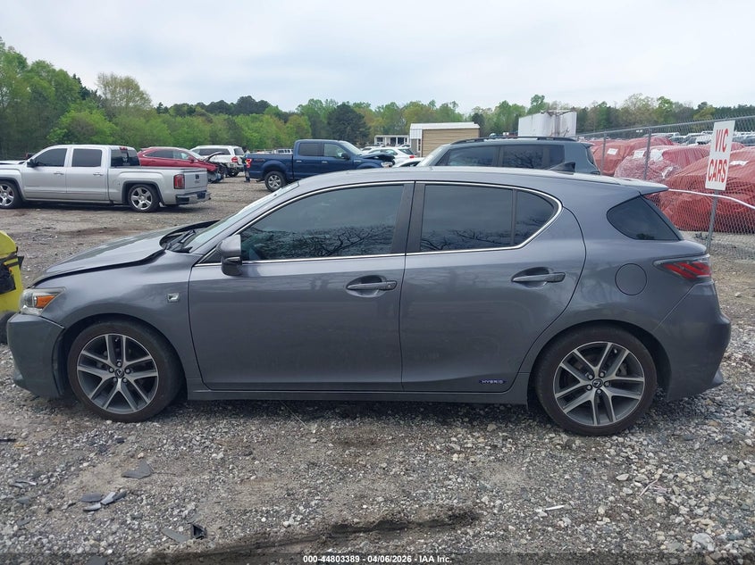 2014 Lexus Ct 200H VIN: JTHKD5BH8E2178892 Lot: 44803389