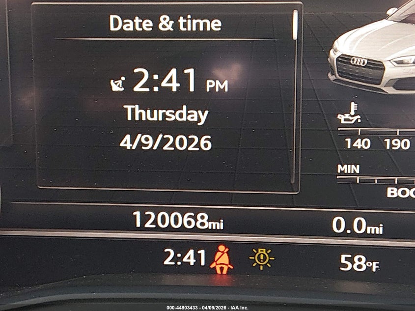 2019 Audi Rs 5 2.9T VIN: WUABWCF52KA901043 Lot: 44803433