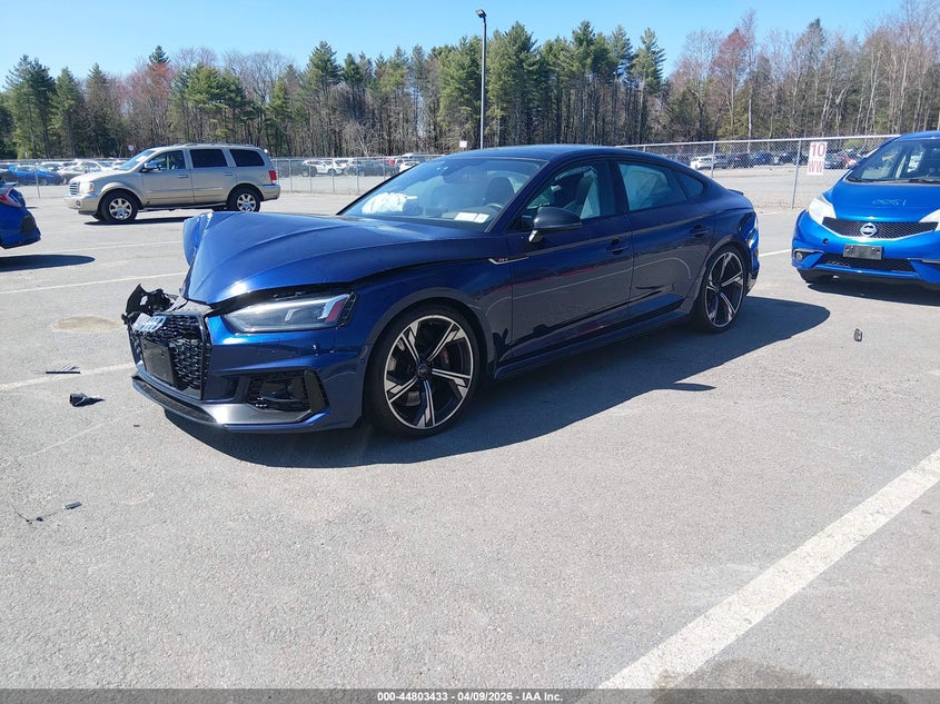2019 Audi Rs5 2.9 Rs 5 2.9T blue Lot 111044803433 Vin WUABWCF52KA901043