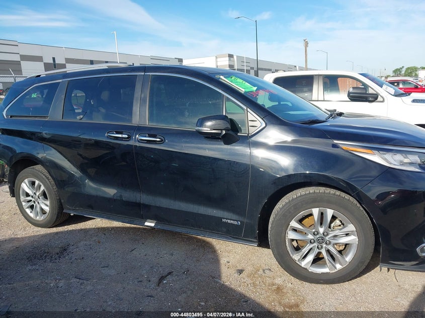 2021 Toyota Sienna Limited VIN: 5TDZSKFCXMS033279 Lot: 44803495