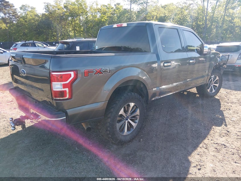 2019 Ford F-150 5.0 Xlt grey Lot 111044803626 Vin 1FTEW1E56KFB21100