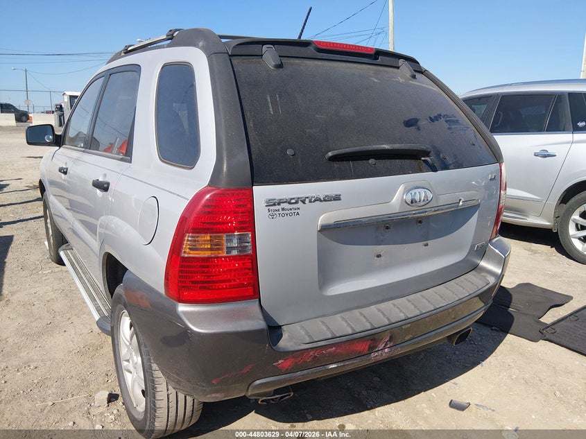 2008 Kia Sportage Lx V6 VIN: KNDJF723X87454469 Lot: 44803629