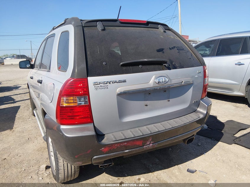 2008 Kia Sportage Lx V6 VIN: KNDJF723X87454469 Lot: 44803629