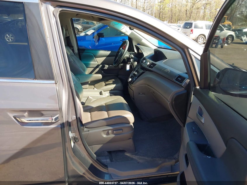 2012 Honda Odyssey 3.5 Ex-L grey Lot 111044803727 Vin 5FNRL5H64CB104677