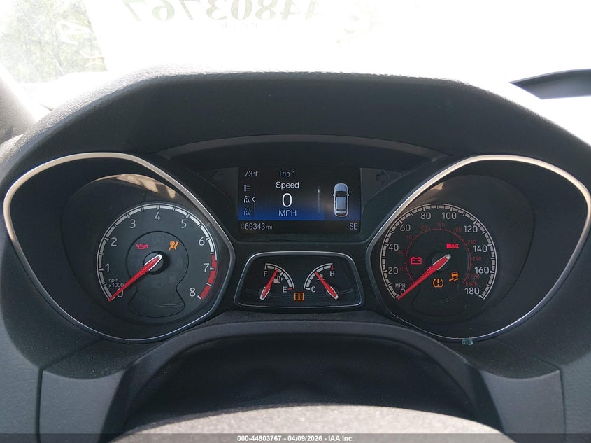 2018 Ford Focus St VIN: 1FADP3L92JL307667 Lot: 44803767