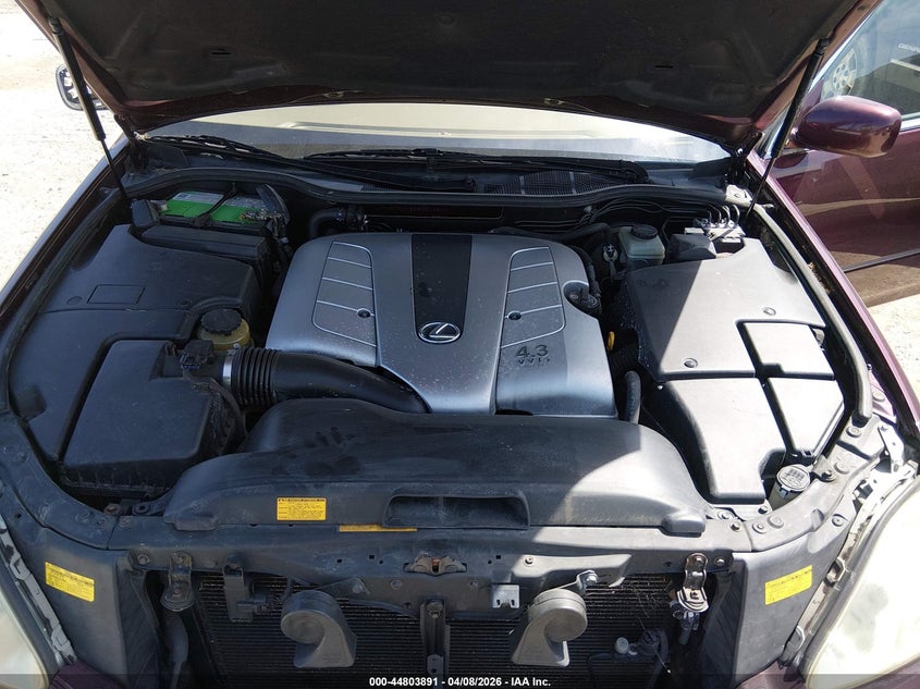 2005 Lexus Ls 430 VIN: JTHBN36F255021481 Lot: 44803891