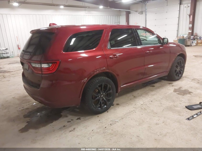 1C4RDJDGXLC324259 2020 Dodge Durango 3.6 Gt Awd red