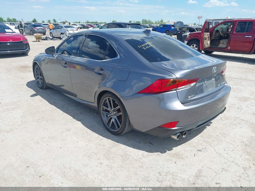 2017 Lexus Is 3.5 Is 300 grey Lot 111044803980 Vin JTHCM1D27H5020066