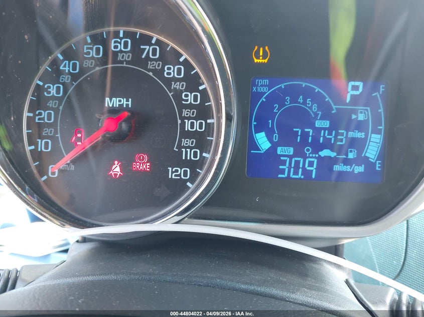 2013 Chevrolet Spark 1Lt Auto VIN: KL8CD6S90DC529980 Lot: 44804022