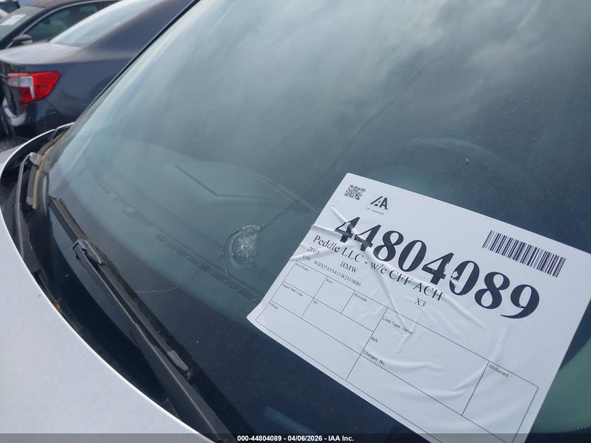 2005 BMW X3 3.0I VIN: WBXPA93455WD19886 Lot: 44804089