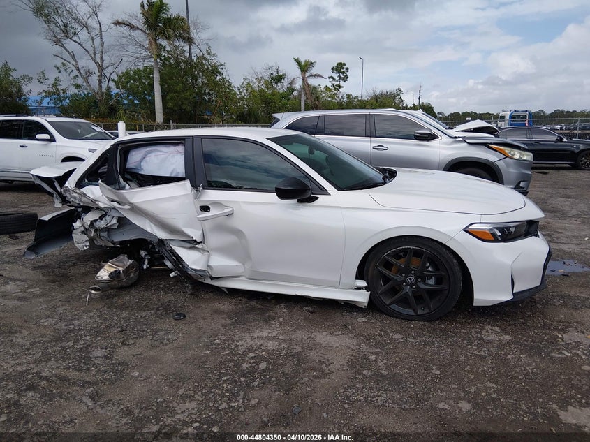 2026 Honda Civic 2.0 Sport white Lot 111044804350 Vin 2HGFE2F57TH526511